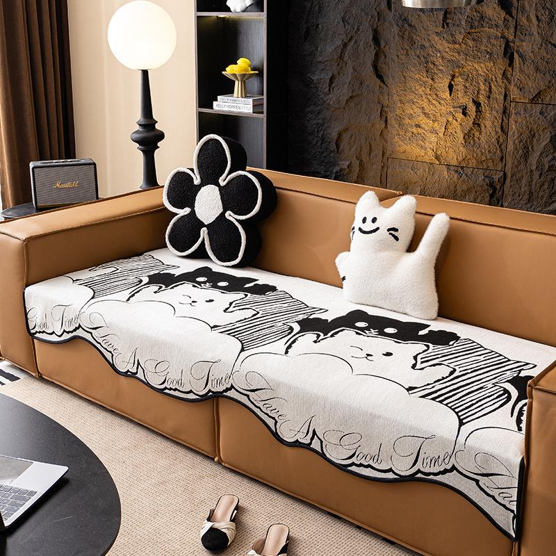 

Необычная Милая Домашняя Животная Милый Кролик Подушка для Дивана Высококачественный Чехол для Дивана Износостойкая Покрывная Ткань Плед Универсальный для Всех Сезонов 70*70cm