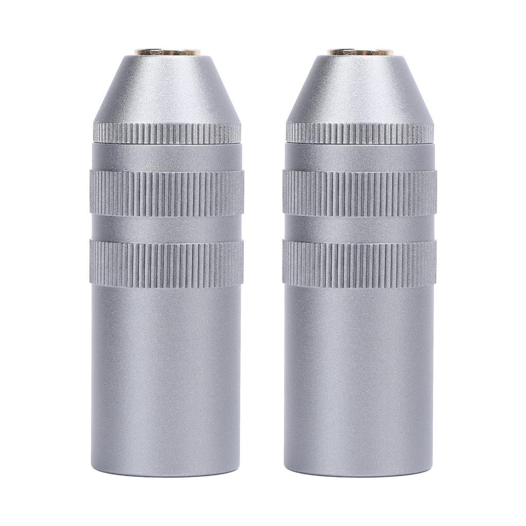 2Pcs 4 Pin XLR Male to 4.4mm Balanced Female Adapter XLR Male to 4.4mm Female Adapter for Microphones Mixers Active