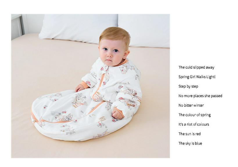 Warm Autumn/Winter Newborn Sleep Bag, Anti-Kick, A-Class Swaddle for Startle Reflex