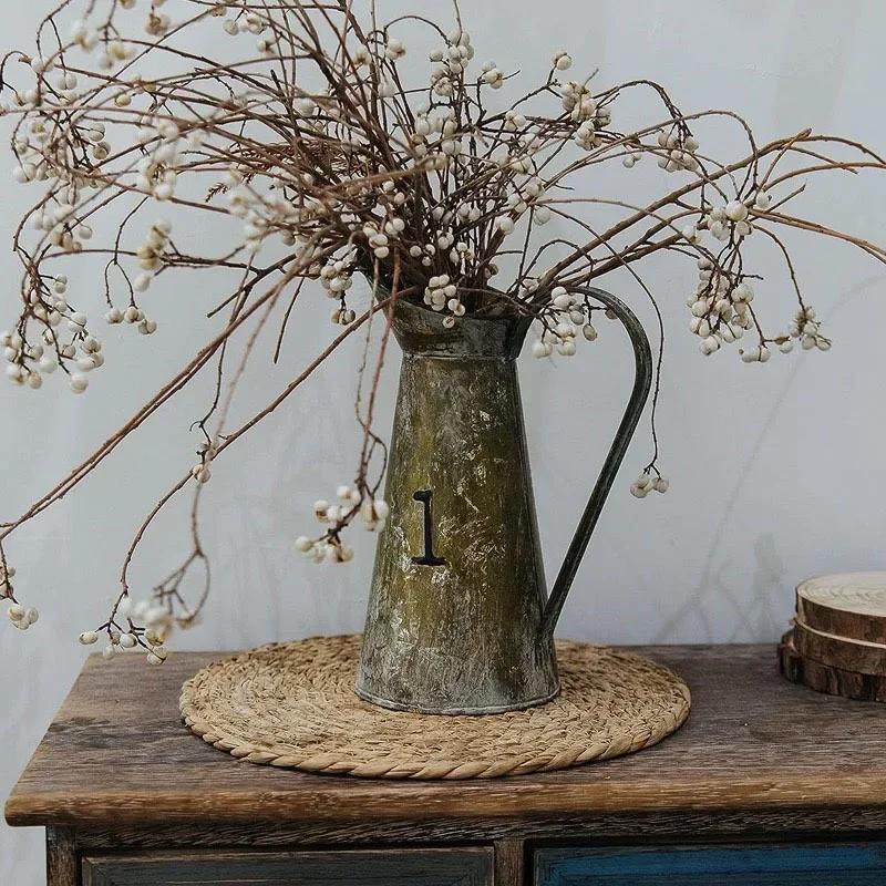 Handgewebte Rattan-Platzsets - Hitzebeständige Natürliche Tischsets für Essen, Küche, Hochzeit & Heimdekoration, Umweltfreundlich Gewebt