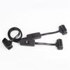 AA92-60CM Long OBD2 16Pin With Switch Extension Cable Flat Wire Adapter Auto 1 Male To 2 Female OBD 16 Pin Convert Plug