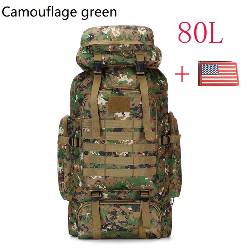 80L/100L Mountaineering Bag Climb Bag Tactical Backpacks Large Backpack Outdoors Hiking Camping Travel Bags