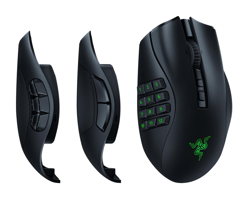 Razer Naga V2 Pro Wireless Gaming Mouse with Up To Swap Side Buttons To Adjustable Wheel Tilt HyperSpeed Wireless Optical Japanese Distributor