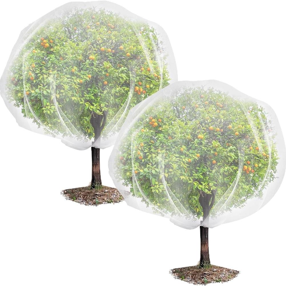 Thickened Zippered Pest Bird Barrier Net 60 Mesh Breathable Plant Protection Garden Plant -Insect Netting Vegetable