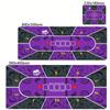 50x100cm Professional Poker Mat Texas Holdem Pokers Tablecloth Portable Rubber Waterproof Poker Table Cover Board Game Mat