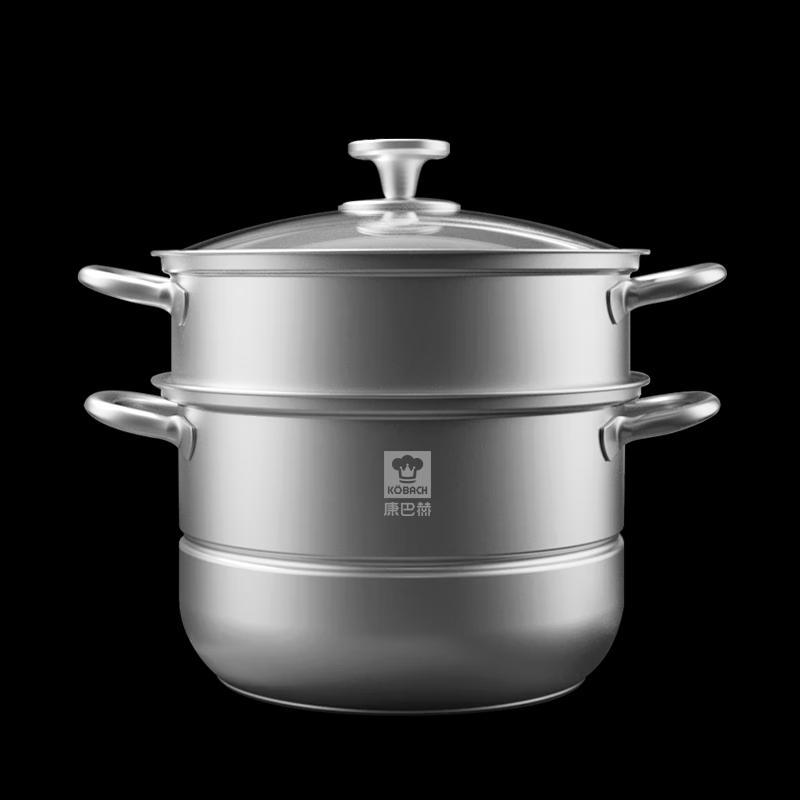 Kobach KGO-Z28A Stainless Steel Double-Layer Steamer