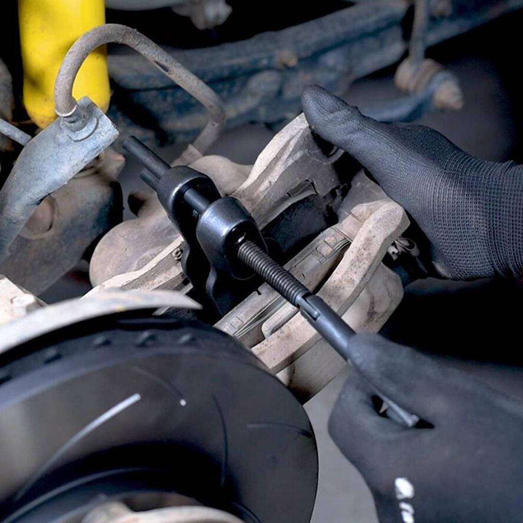 Disc Brake Pad Separator Carbon Steel Brake Piston Spreader Tool Manual Tool for Easy & Stable Brake Caliper Removal