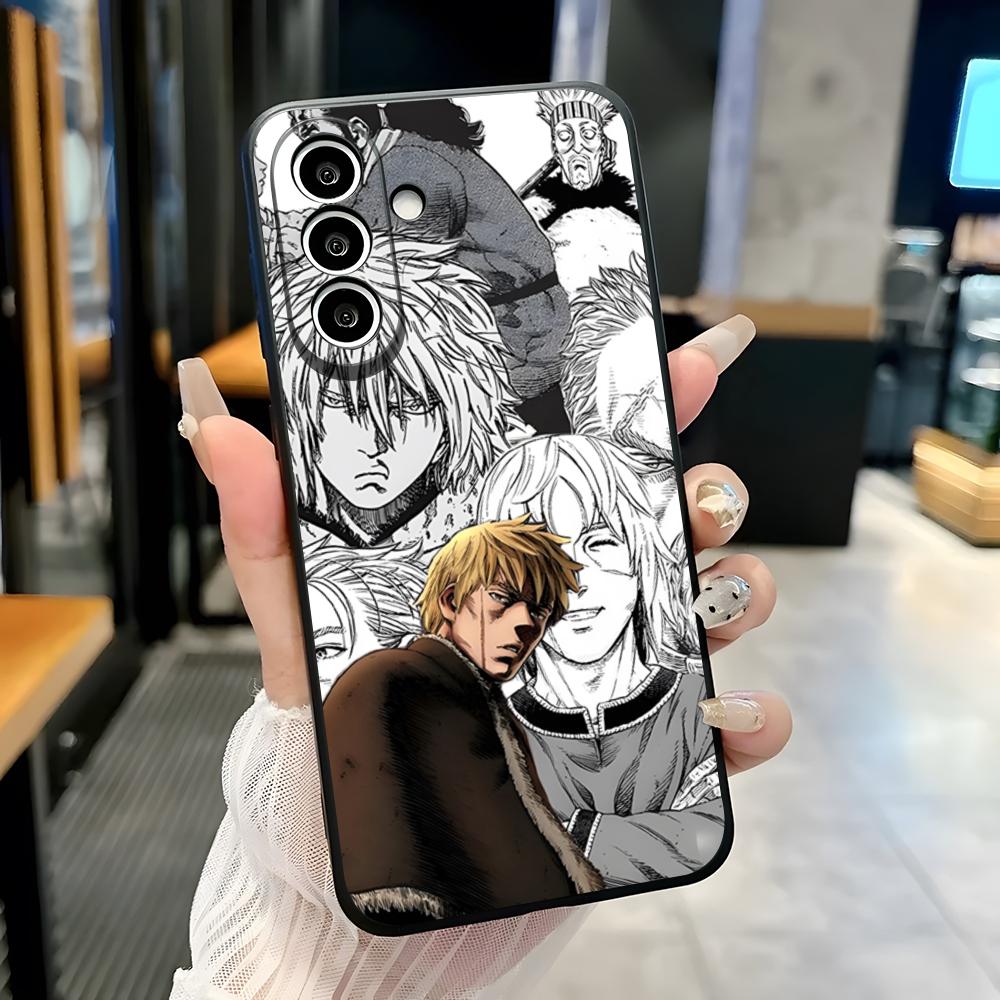 V-Vinland Saga Manga Phone Case For Samsung S26 S25 Plus S20 S20 Plus S22 Ultra S23 FE S21 Plus S21 Ultra Soft Cover