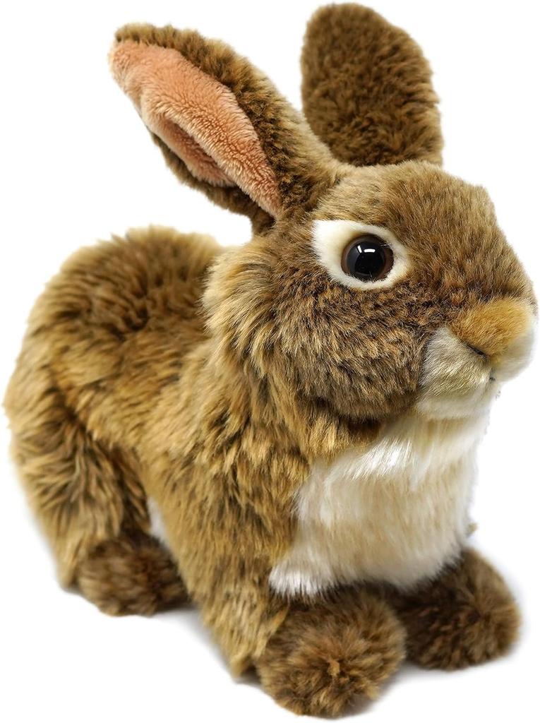 [VIAHART] Brown Rabbit Brigid Plush Toy Brown Medium Size (Approx. 25cm) Fluffy and Soothing Rabbit Toy Washable Plush Toy [Used]