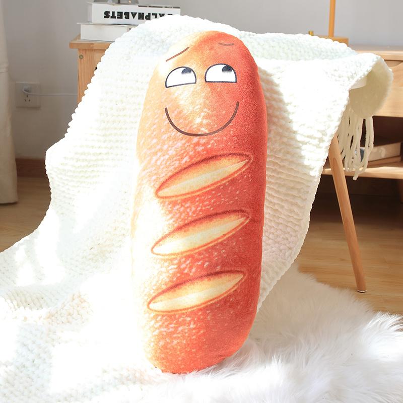 Nice Lovely Long Bread Toast Super Soft Pillow Plush Toys Simulation Toast Sofa Cushion Home Pillow Girls Gifts