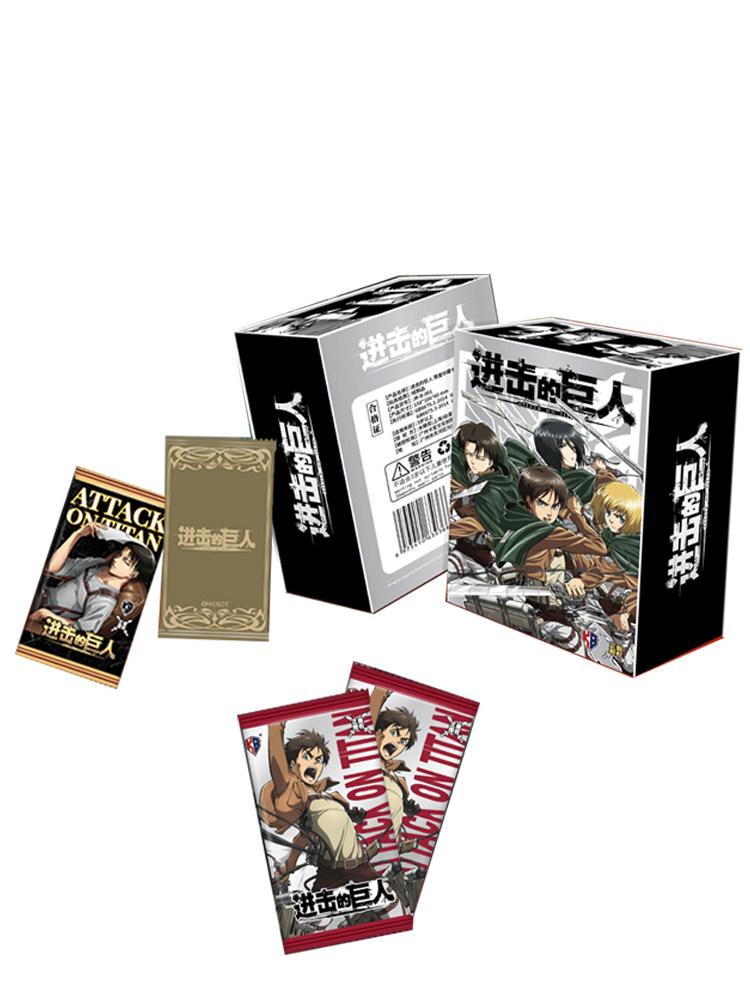 In Stock Cultural and Creative Genuine Attack on Gift Alan Yeager Mikasa Akmanka Second Card Collection Gift