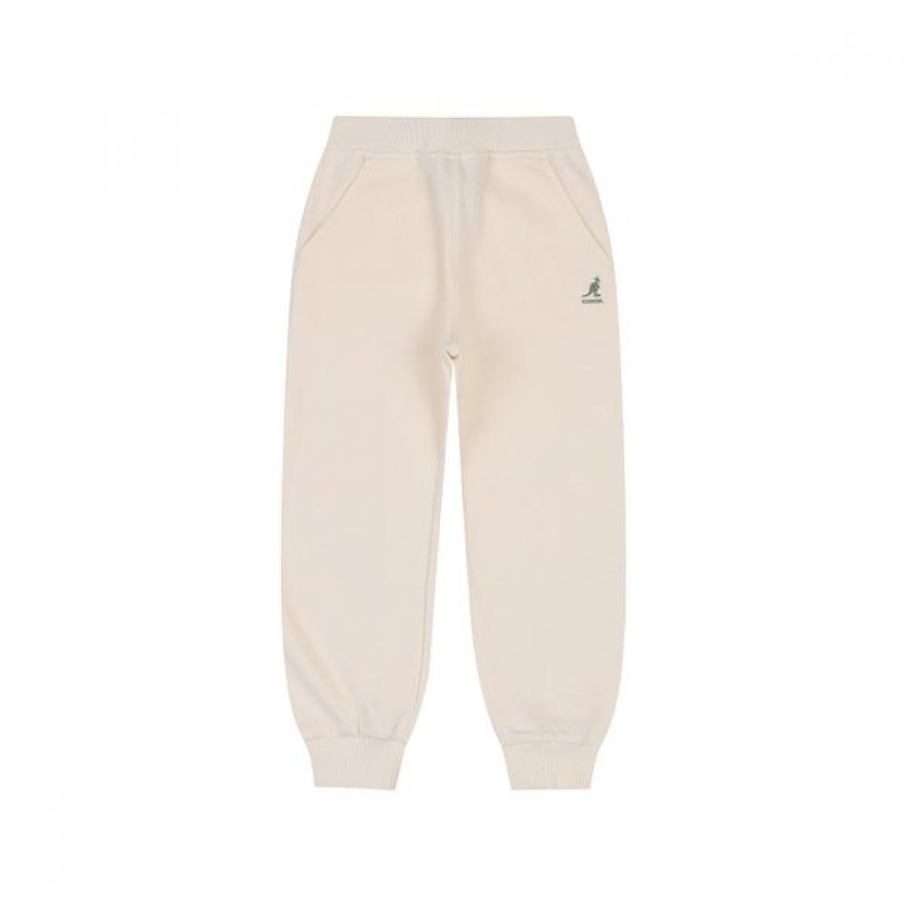 Kangol Kids Club Logo Jersey Jogger Pants 0001 Cream creamy/120