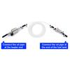 4M Fuel Tank Standpipe Kit Replaceable Parking Heater Fuel Line Kit for Eberspacher/ Webasto Heater Diesel Hose Clip
