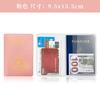 Travel Accessories Leather Passport Holder Letter Print Passport Case Travel Id Card Holder Plane Ticket Holder Passport Covers