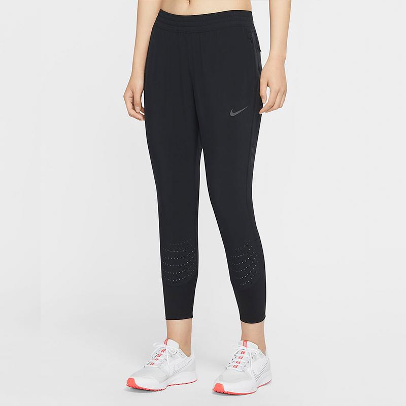 Nike Swift Dri-FIT Breathable Tapered Running Pants Women Bottoms Black CZ1116-010
