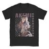 2026 Sommer Madoka Magica Einzelnes Schwarzes T-Shirt Madoka Kaname Diagonaler Streifen Anime-Print Übergroßes Baumwoll-T-Shirt Anime-Fans