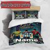 3pcs Duvet Cover Set (1*Duvet Cover + 2*Pillowcase, Without Core), Custom Name Real Madrid CF Pattern Bedding Set, Home Bedroom Decor Gift