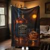 Jack Daniel's Tennessee Whiskey Plush Blanket Soft Comfortable All Seasons blanket Sofa Office Naps blanket Outdoor Travel throw Perfect Gift