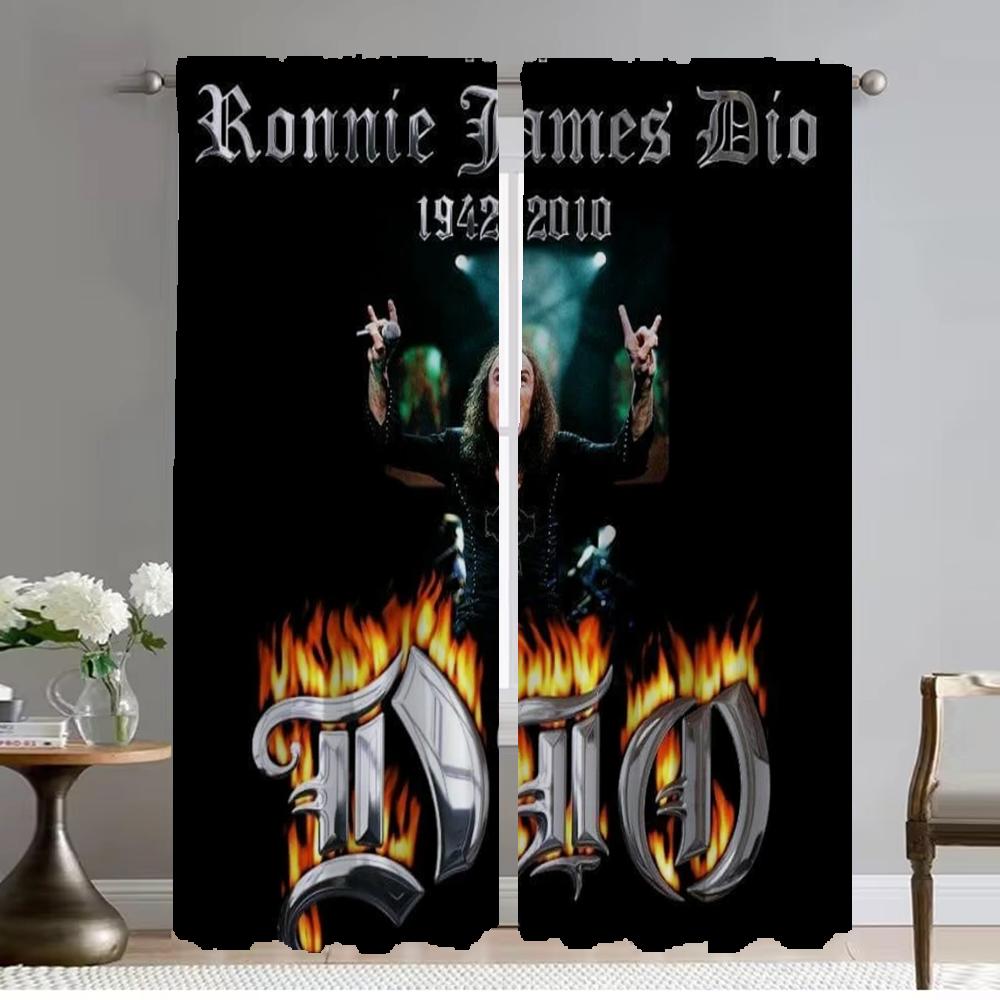 

Оконная штора для комнаты 2 панели Rock-DIO Home Interior Шторы Хэллоуин украшения Тюль для спальни Перегородка Шторы Гостиная W50xH70cmx2pcs-CL