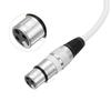 uxcell XLR Female To XLR Male Cable, 5ft XLR To XLR Microphone Cable, Audio Adapter Cord for Preamp/Speaker System, White