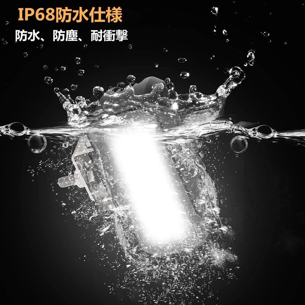 KAWELL 20W Fog Lights for Mini Rectangular Work Single Row Auxiliary LED Work IP68 Set of Connector Cable Included Motorcycles, Bezel-less Lights,