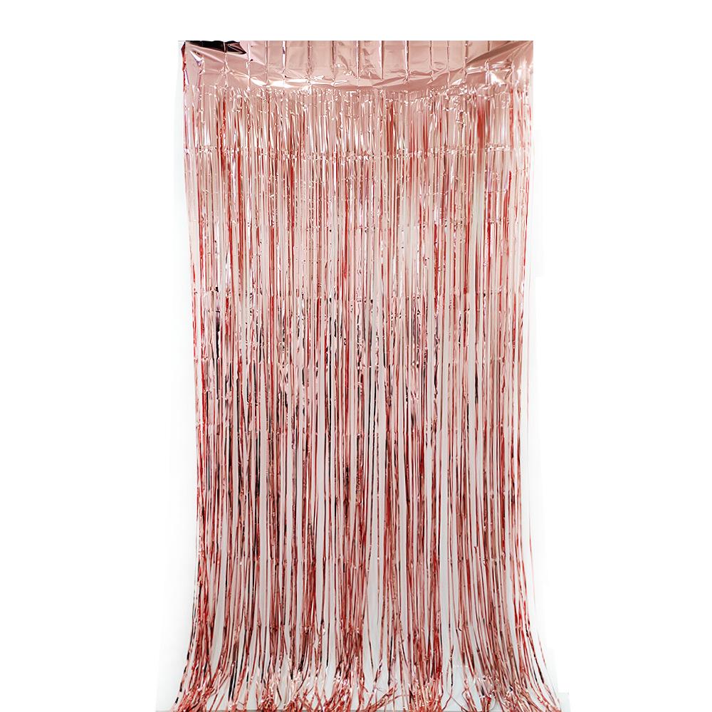 Foil Fringe Curtain Backdrop Photo Streamers Props for Birthday Wedding  Baby Shower Bachelorette Christmas  Party Decorations