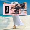 1PC Custom Name Girl Power Unite Beach Towel Highly Absorbent And Sand-Resistant Towel for Swimming, Pool, Yoga, And Travel Lightweight