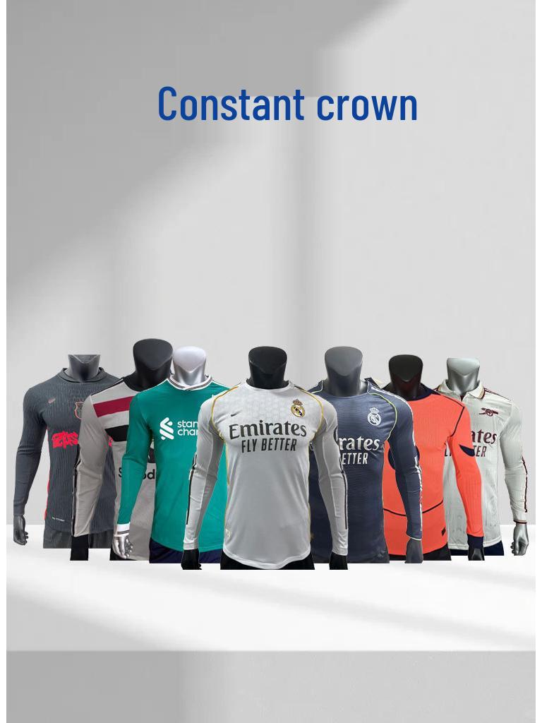 2526 Long Sleeve Football Training Jersey Kit