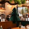 3D Xmas Tree Pendant Paper Christmas Decoration Bells Retro Christmas Tree Ornament  Christmas Tree