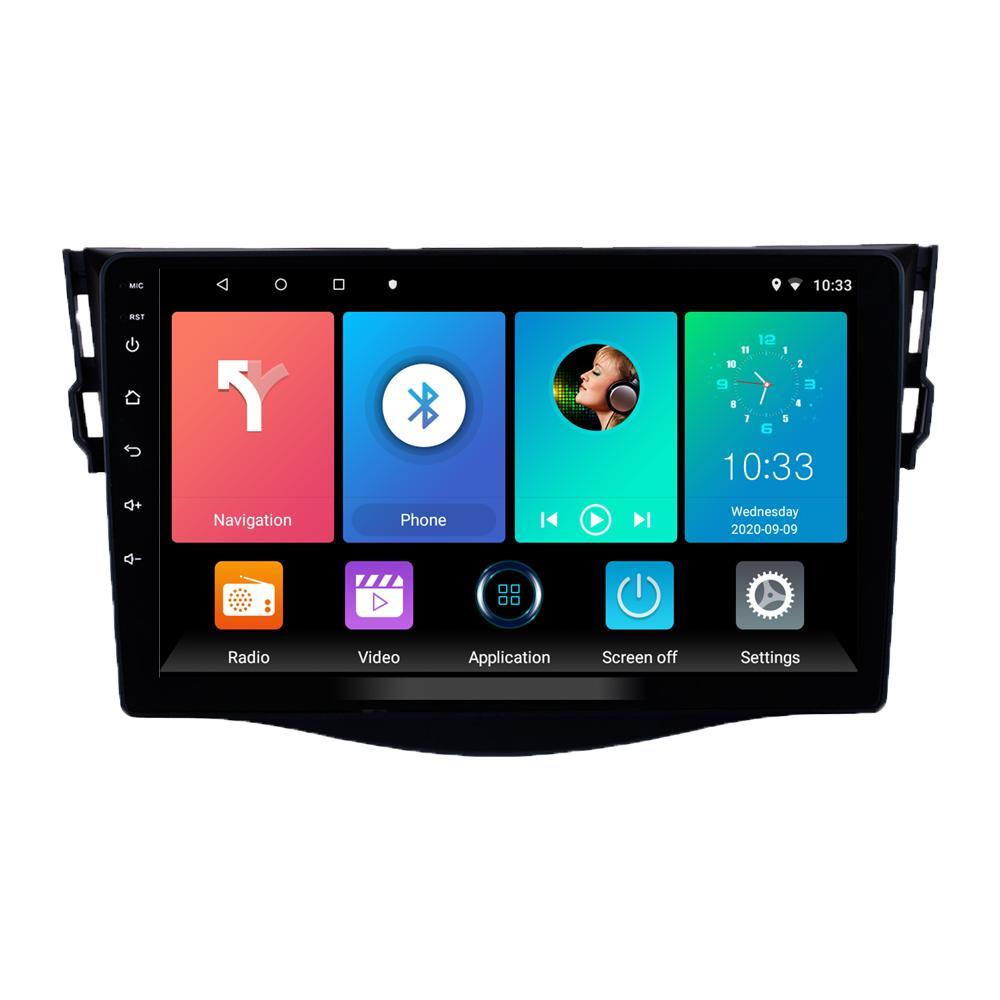 9 "Android Car Stereo Radio Per Toyota RAV4 2007-2012 Lettore Multimediale DVD Altoparlanti Unità di Testa Audio WIFI 1 + 16GB