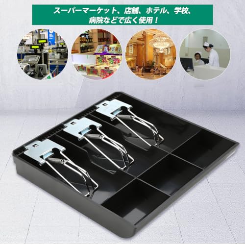 Cash Drawer Insert Tray, Cash Drawer Register Insert Tray, Replacement Cashier Insert, 3 Bill/3 Coin Compartments, Piggy Bank Tray, Replacement Cash T