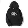 Felpe Autunnali Calde Dr Pepper con Stampa di Lettere Moda Street Uomo Felpe in Pile Pullover Unisex Casual Moda Tre