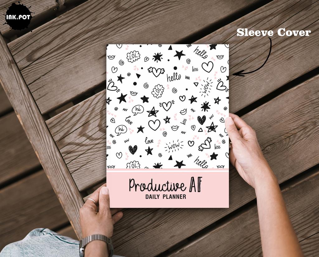 Inkdotpot Daily Planner Tear Off Pad, To-Do List Notepad- 50 Undated Sheets- Day Schedule Planner- Work Planner- Day Organizer Notepad