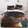 Cartoon Der gestiefelte Kater Bettwäscheset Bettbezug Kissenbezug Bettwäsche Set Erwachsene Jungen Mädchen Schlafzimmer Dekoration Einzel Doppelgröße