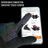Cycling Gloves Colorful Reflective Full Finger Bike Gloves Touchscreen Shock Absorbing Anti Slip Bike Gloves for