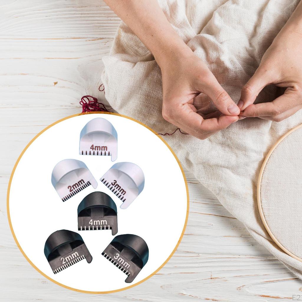 3 Stitch Lock Sewing Gauge Quilting Ruler Ergonomic Household Template Hemline Guide for Beginners