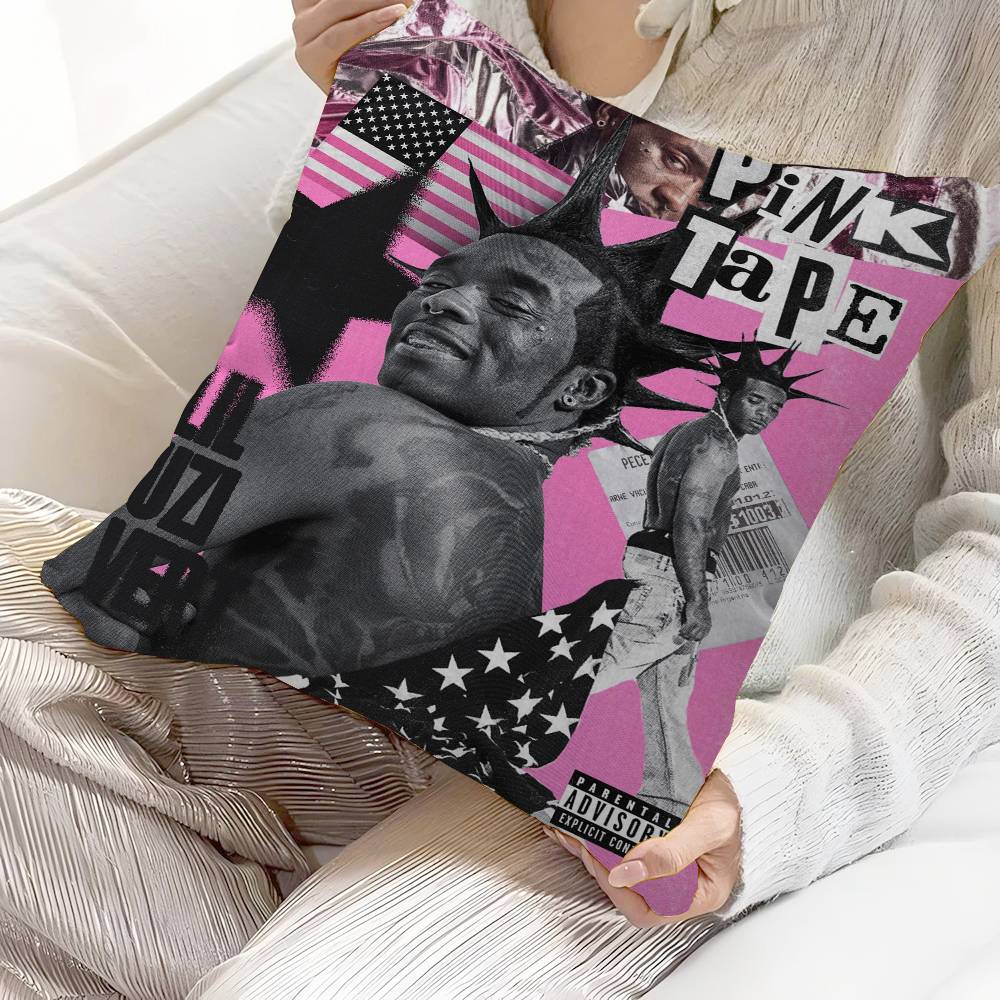 Lil Uzi Vert Singer Pillow Gift Home Office Decoration Bedroom Sofa Car Cushion Cover Case 45X45