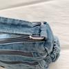 Jeans Crossbody-Tasche mit mehreren Reißverschlusstaschen, lässige Umhängetasche für Damen, für den täglichen Gebrauch und Reisen