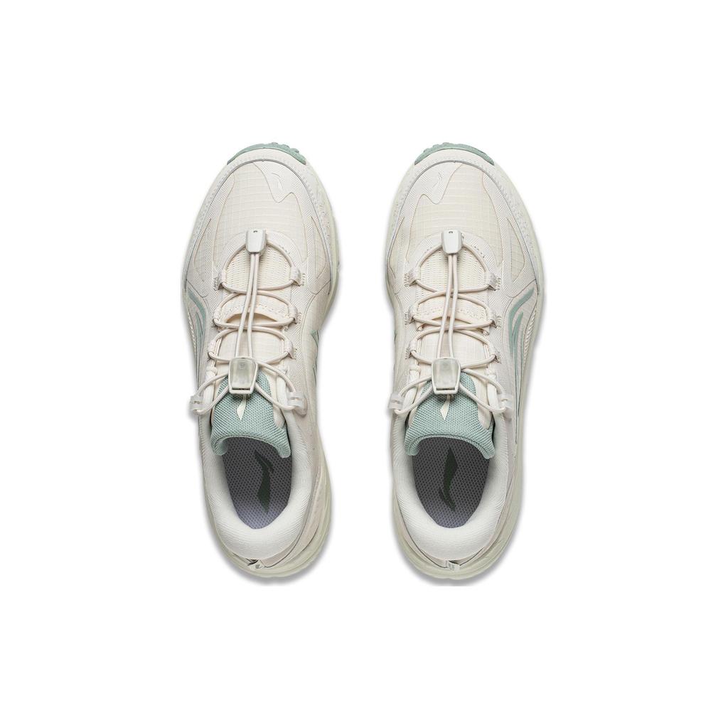 Li Ning Dämpfung Low-Top Laufschuhe Damen Perlmuttweiß ARNT010-2