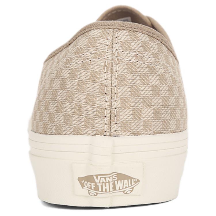 Men's Sneakers Vans Authentic Skate Shoes Unisex Low Top Beige