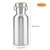 Stainless Steel Outdoor Portable Water Cup Drink Bottle Travel Mug 750mL