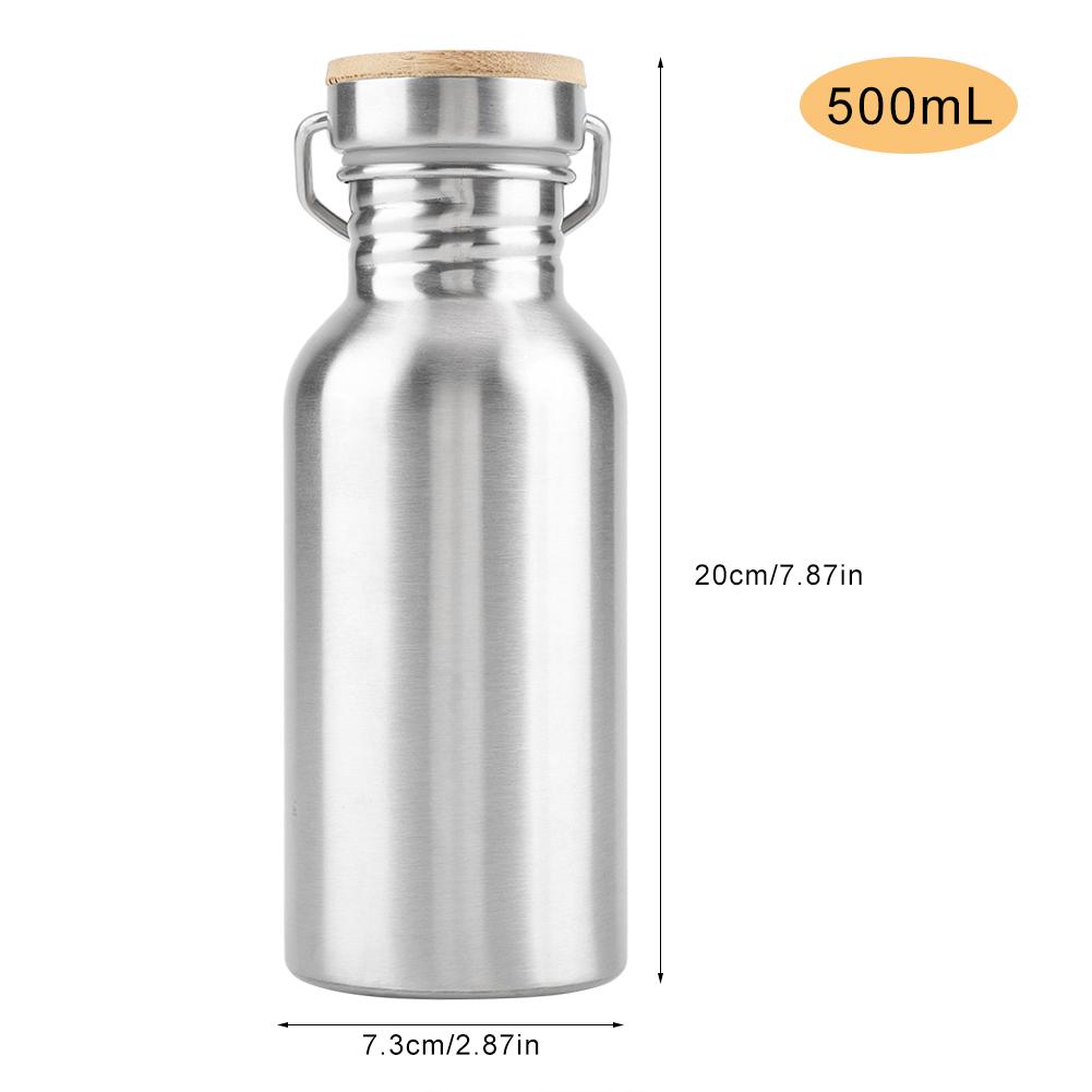 Stainless Steel Outdoor Portable Water Cup Drink Bottle Travel Mug 750mL