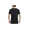 Nike Striped Logo Print Crew Neck T-Shirt Men Tops Black FN3052-010