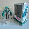 Hatsune Miku Figma 014 Joint Movable Face Change Boxed Doll 14cm PVC Action Figure Model Toy Joint Movable Doll Bookshelf Decor
