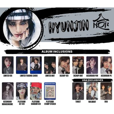 HYUNJIN Stray Kids SKZHOP HIPTAPE HOP ALBUM FOTOKARTA