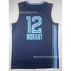 Mens Basketball Jersey Memphis Grizzlies Morant Rose Bibby Moraete Embroidered Team Sportswear Lightweight Cotton Blend