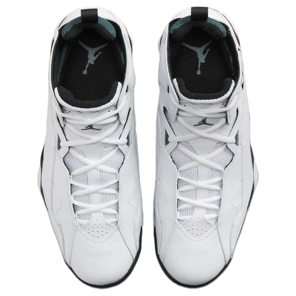 Air Jordan True Flight White Oxidized Green Men Sneakers Black 342964-131