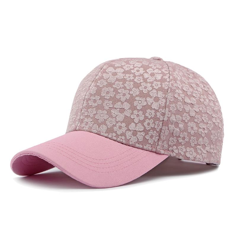 Small Flower Baseball Cap Women's Spring Summer Outdoor Sunscreen Cap Sun Visor Hats Fishing Hat Peak Cap