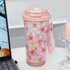 Leak-Proof Flower Thermos Mug 500ml Capacity Double Wall Travel Mug  Gift for Girls