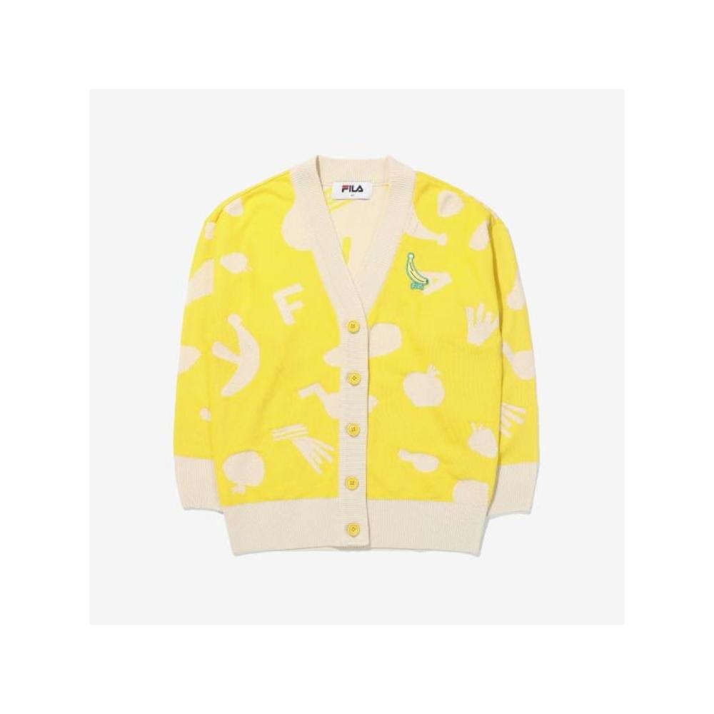 

[fila Kids] Кардиган с узором «Садоводство» Fk2ste1121x Yew q0zFk2ste1121xYew YELLOW/130